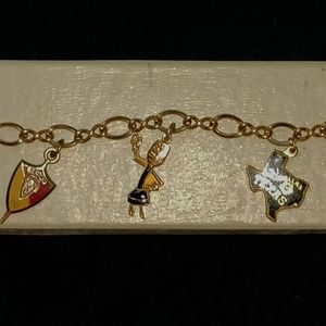 Vintage Gold Charm Bracelet